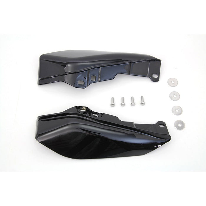 Mid Frame Cover Air Deflector Kit Black - Wyatt Gatling 090527 - OEM 58002-09A - Twin Cam Touring 2009+