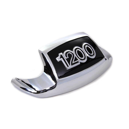 Chrome and Black Front Fender Tip 1200"" - Wyatt Gatling ST80034F