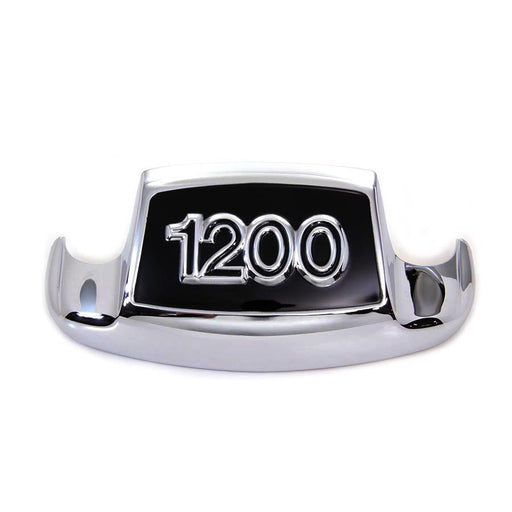 Chrome and Black Front Fender Tip 1200"" - Wyatt Gatling ST80034F