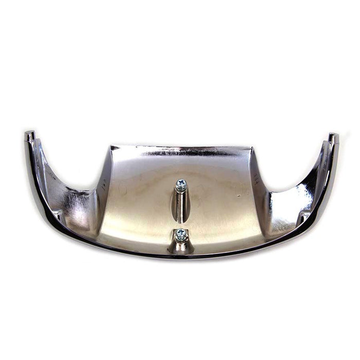 Chrome and Black Front Fender Tip 1200"" - Wyatt Gatling ST80034F