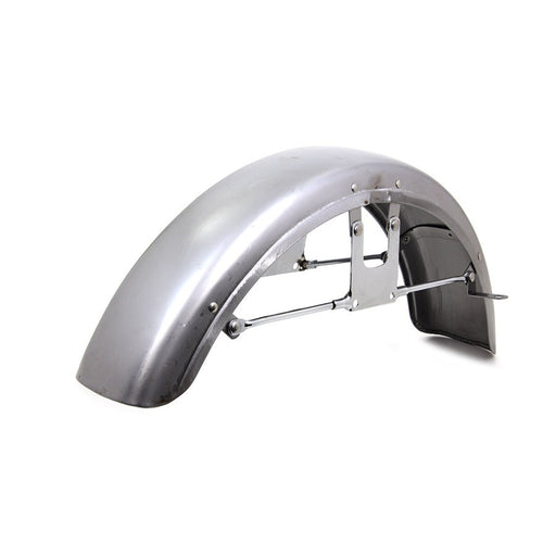 Replica Front Fender Raw Steel - V-Twin 50-0392