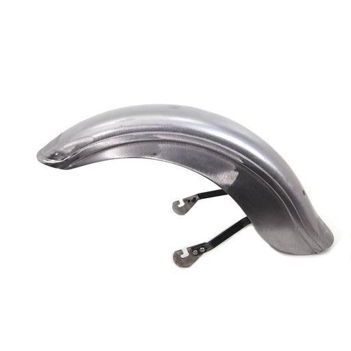 Raw Spring Fork Front Fender - V-Twin 50-0474