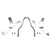 10 Sissy Bar Kit Chrome - V-Twin 50-0477 - Big Twin 1996-2005