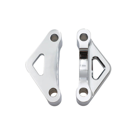 Front Fender Mount Spacer Set Chrome - V-Twin 50-0579