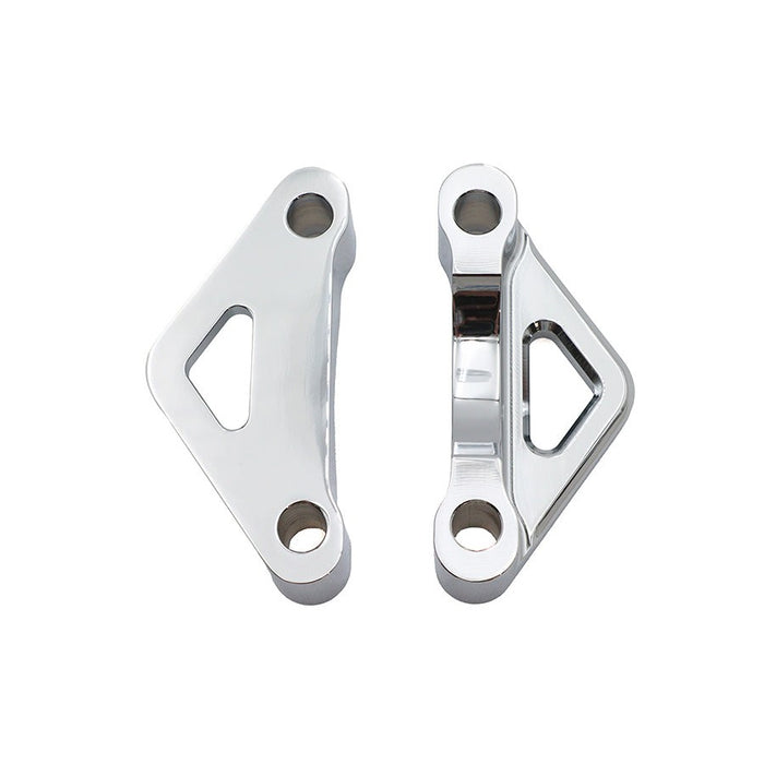 Front Fender Mount Spacer Set Chrome - V-Twin 50-0579