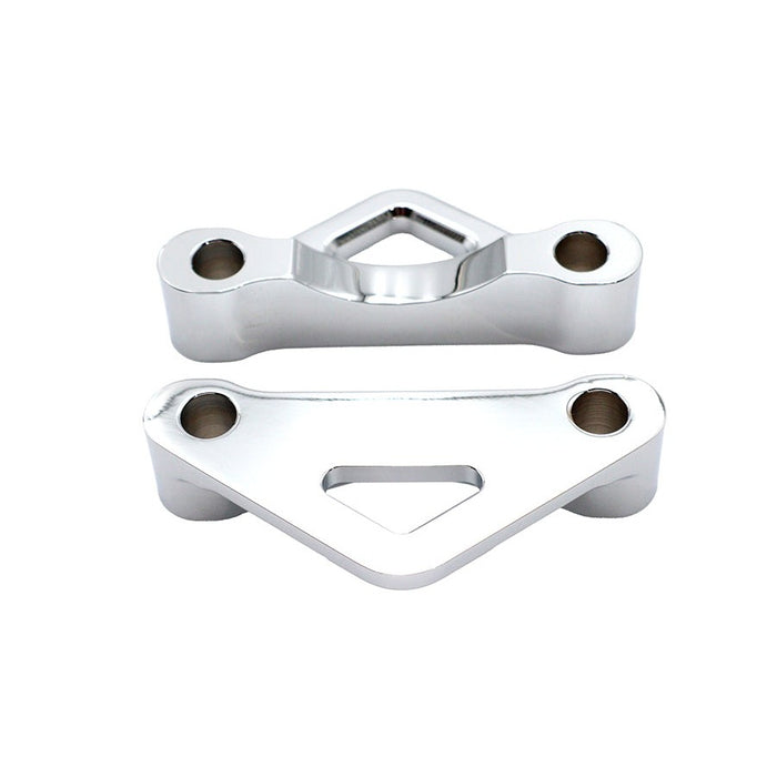 Front Fender Mount Spacer Set Chrome - V-Twin 50-0579