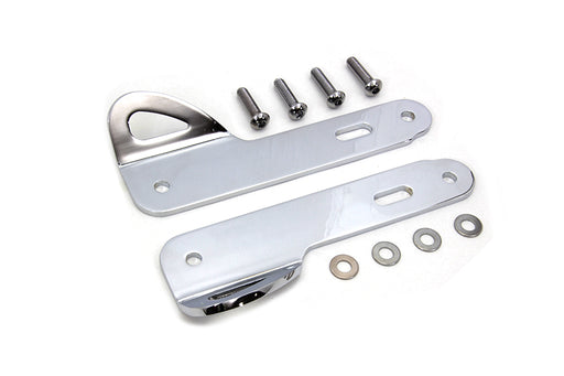 Wyatt Gatling Chrome Tie Down Bracket Kit