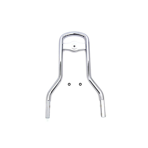 14-1/2 Mini Medallion Style Sissy Bar Upright Chrome - Wyatt Gatling 80193 - OEM 52300018