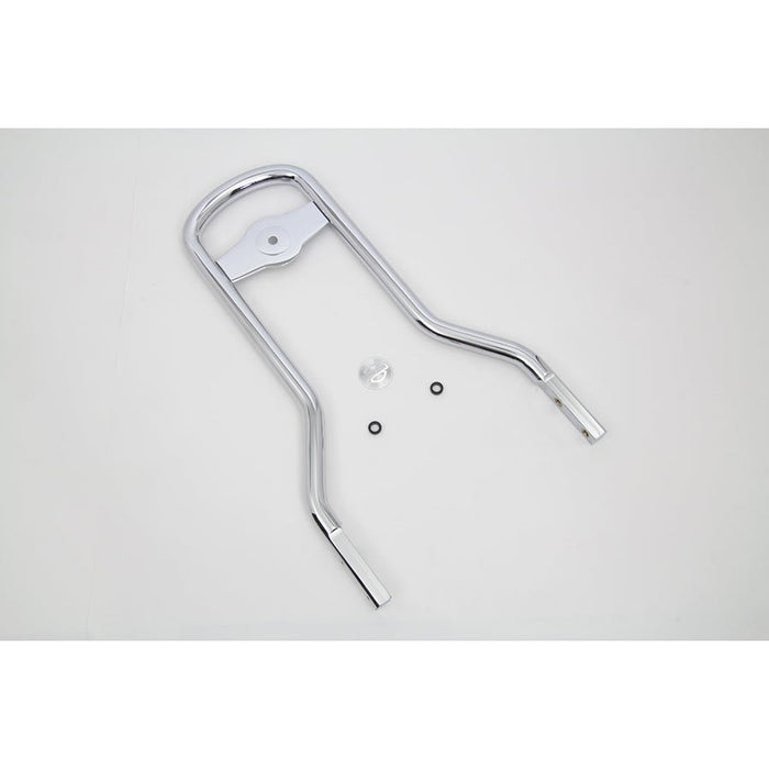 14-1/2 Mini Medallion Style Sissy Bar Upright Chrome - Wyatt Gatling 80193 - OEM 52300018