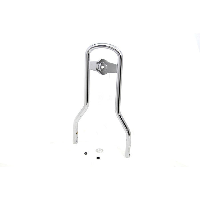 14-1/2 Mini Medallion Style Sissy Bar Upright Chrome - Wyatt Gatling 80193 - OEM 52300018