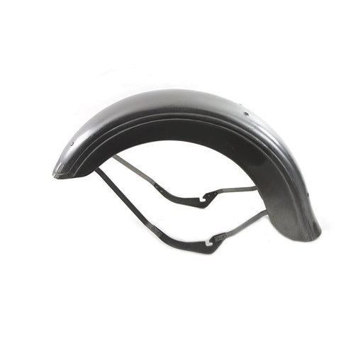 Raw Spring Fork Front Fender - V-Twin 50-0750