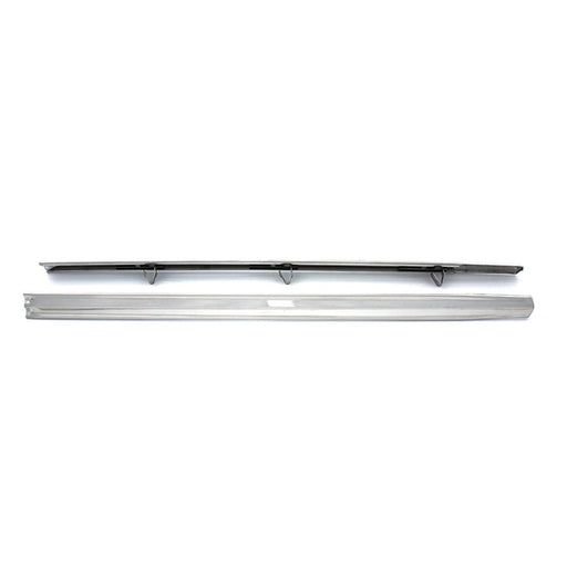 Stainless Steel Front Fender Trim Side Rails - Wyatt Gatling 71768S - OEM 59205-49