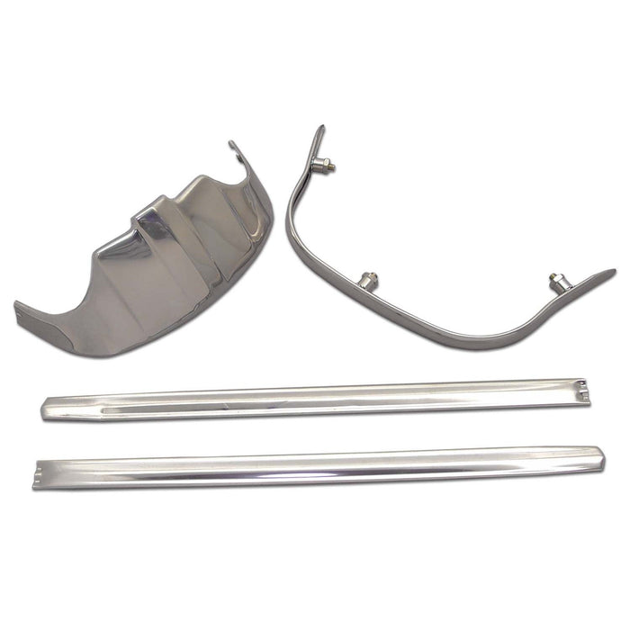 Stainless Steel Front Fender Tip Kit - Wyatt Gatling 71766 - OEM 59204-49