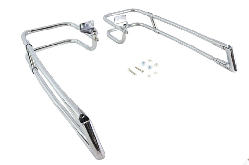 Wyatt Gatling Saddlebag Guard Kit Chrome - additional view 2