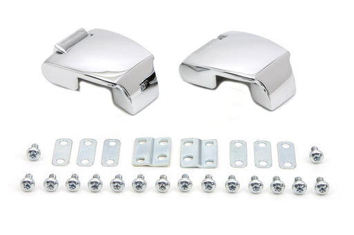Wyatt Gatling Chrome Tour-Pak Luggage Hinge Kit