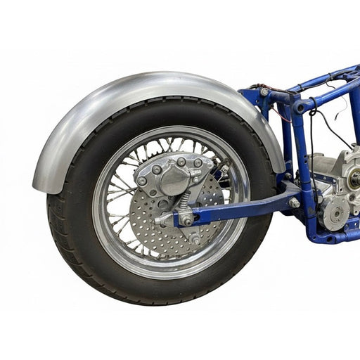 Spun Rear Fender Raw Steel 6 Wide - V-Twin 50-1349