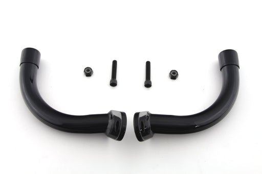 Wyatt Gatling Black Saddlebag Guard Eliminator Brackets