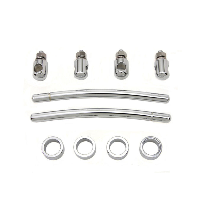 Chrome Front Fender Trim Rail Kit - Wyatt Gatling 77262