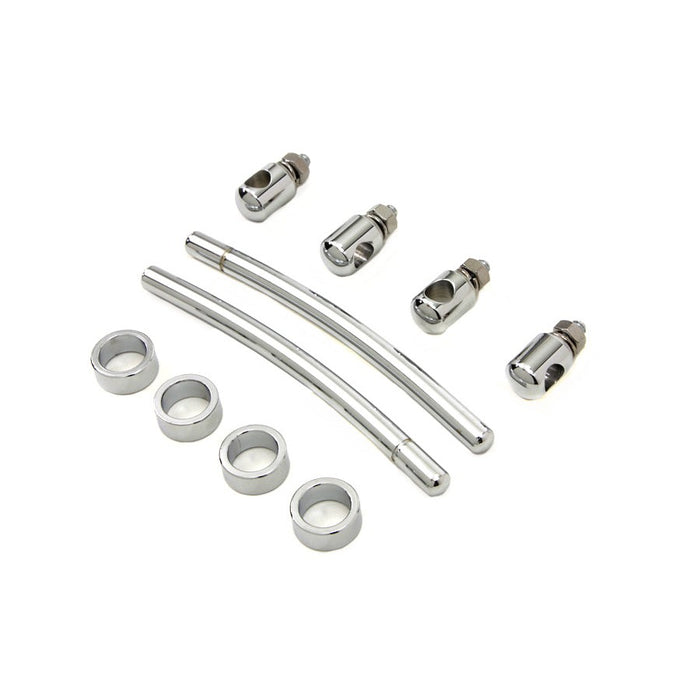 Chrome Front Fender Trim Rail Kit - Wyatt Gatling 77262