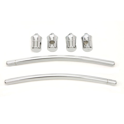 Chrome Front Fender Trim Rail Kit - Wyatt Gatling 77263