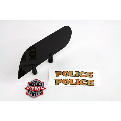 Police Fender Marker Plate - V-Twin 50-1541