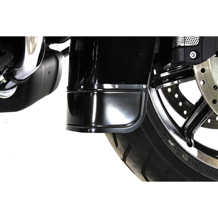Black Front Fender Tip - Wyatt Gatling 77762 - Twin Cam 2014+