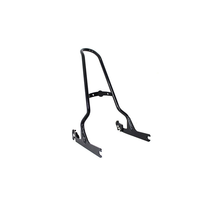 One Piece Sissy Bar Black - Wyatt Gatling 80217B - OEM 52729-08A - Twin Cam 2006-2017