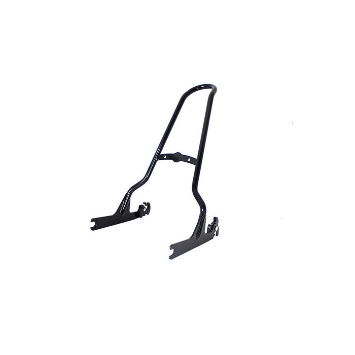 One Piece Sissy Bar Black - Wyatt Gatling 80217B - OEM 52729-08A - Twin Cam 2006-2017