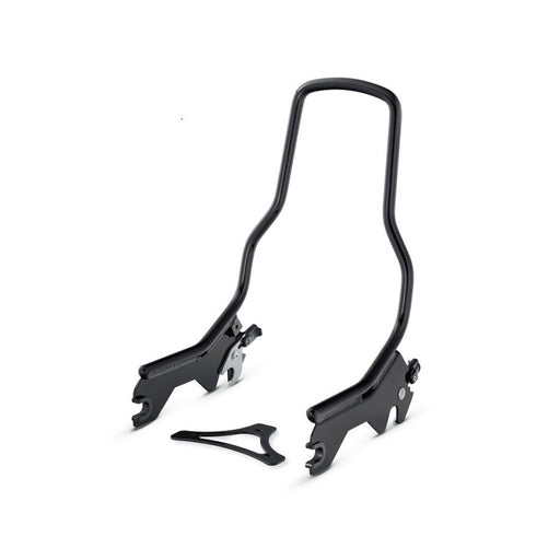 14-1/2 Standard Detachable Sissy Bar Gloss Black - Wyatt Gatling 80223B - OEM 52300446 - Milwaukee-Eight 2018+
