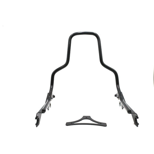 14-1/2 Standard Detachable Sissy Bar Gloss Black - Wyatt Gatling 80222B - OEM 52300439 - Milwaukee-Eight 2018+
