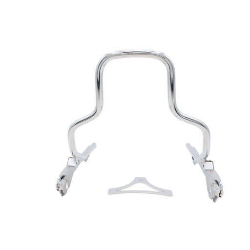 8-1/2 Short Detachable Sissy Bar Chrome - Wyatt Gatling 80224 - OEM 52300436 - Milwaukee-Eight 2018+