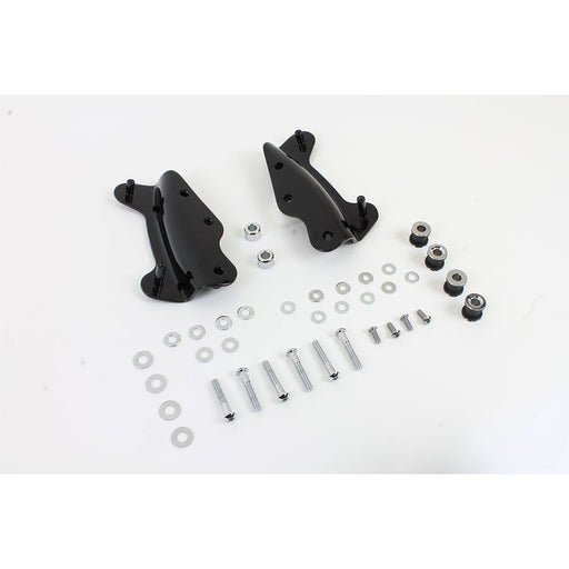 Docking Hardware Kit Gloss Black - Wyatt Gatling 80241B - OEM 54246-09A - Twin Cam Touring 2009-2013