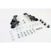 Docking Hardware Kit Gloss Black - Wyatt Gatling 80241B - OEM 54246-09A - Twin Cam Touring 2009-2013