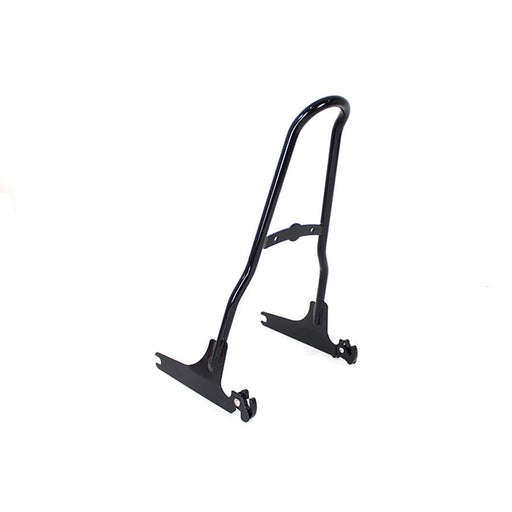 One Piece Sissy Bar Black - Wyatt Gatling 80215B - OEM 51161-10A - Twin Cam 2010-2017