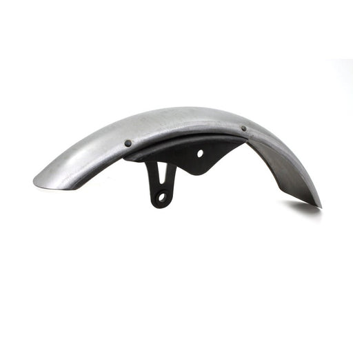 Front Fender Spring Style Raw Steel - Wyatt Gatling 090507 - OEM 59176-93 - Evolution Softail 1993+