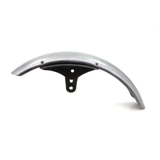 Front Fender Spring Style Raw Steel - Wyatt Gatling 090507 - OEM 59176-93 - Evolution Softail 1993+