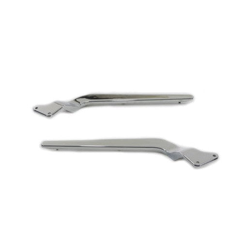 Rear Fender Strut Set Smooth Chrome - Wyatt Gatling F51-0213 - Twin Cam Softail 2003-2005