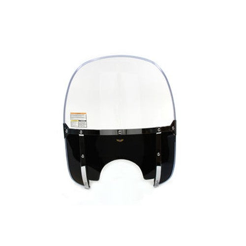 Beaded Windshield Black Lower - National Cycle N2233 - Evolution 1984+