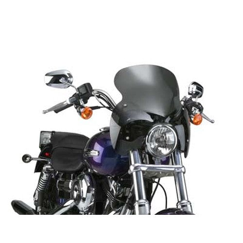 Wave Q R Windshield with Dark Tint - National Cycle N21601 - Twin Cam 2006-2016