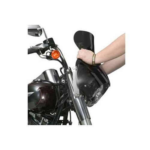 Wave Q R Windshield with Dark Tint - National Cycle N21603 - Big Twin 1986-2016