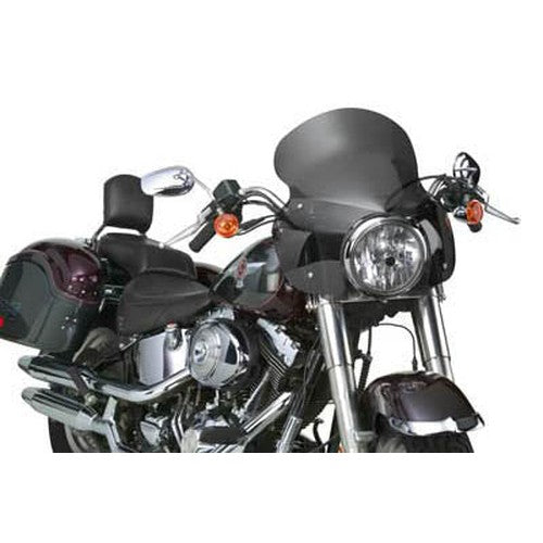 Wave Q R Windshield with Dark Tint - National Cycle N21603 - Big Twin 1986-2016