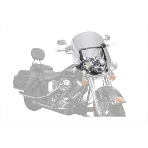Spartan Quick Release Windshield Clear - National Cycle N21300 - Evolution Softail 1986+