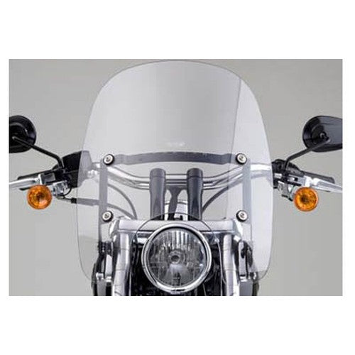 Spartan Quick Release Windshield Clear - National Cycle N21301 - Twin Cam Dyna 2006-2017