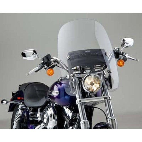 Spartan Quick Release Windshield Clear - National Cycle N21201 - Twin Cam Dyna 2006-2017