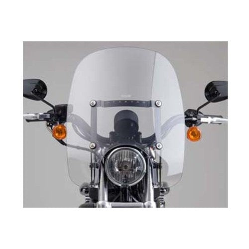Spartan Quick Release Windshield Clear - National Cycle N21302 - Sportster 1996-2010