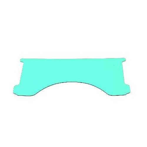 Replacement Round Windshield Window Blue - National Cycle 23022 - Shovelhead 1970+