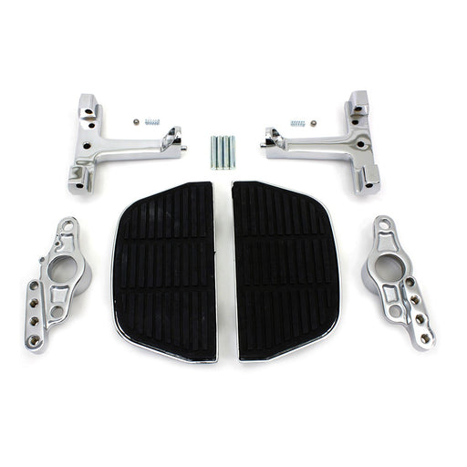 Passenger Footboard Set with Swingarm Mount Kit - V-Twin 51-0998 - Twin Cam Touring 2007-2008