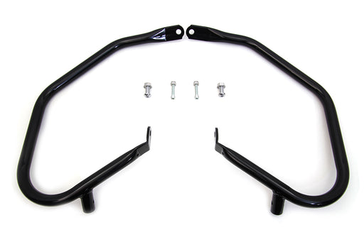V-Twin Manufacturing Black Comfort Style Rear Engine Bars
