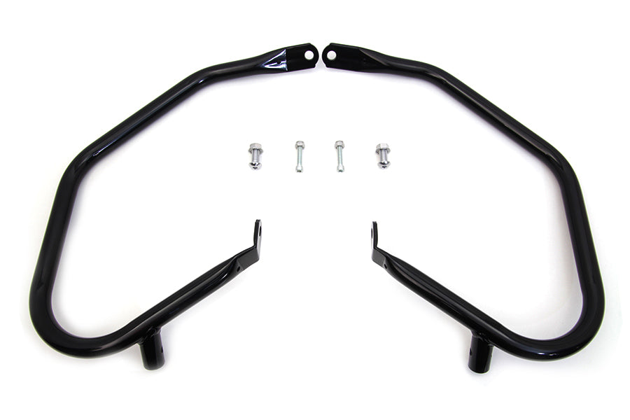V-Twin Manufacturing Black Comfort Style Rear Engine Bars