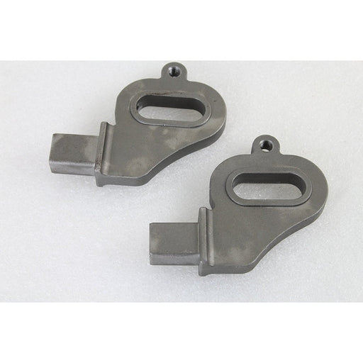 Lowered Rear Axle Plate Set Raw - V-Twin 51-1322 - Ironhead 1973+